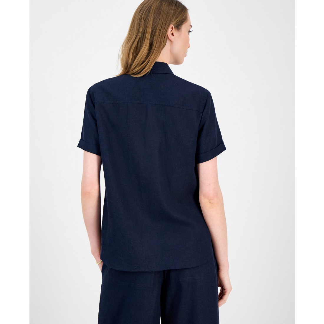 Women's 'Cuffed Short-Sleeve Camp Shirt'