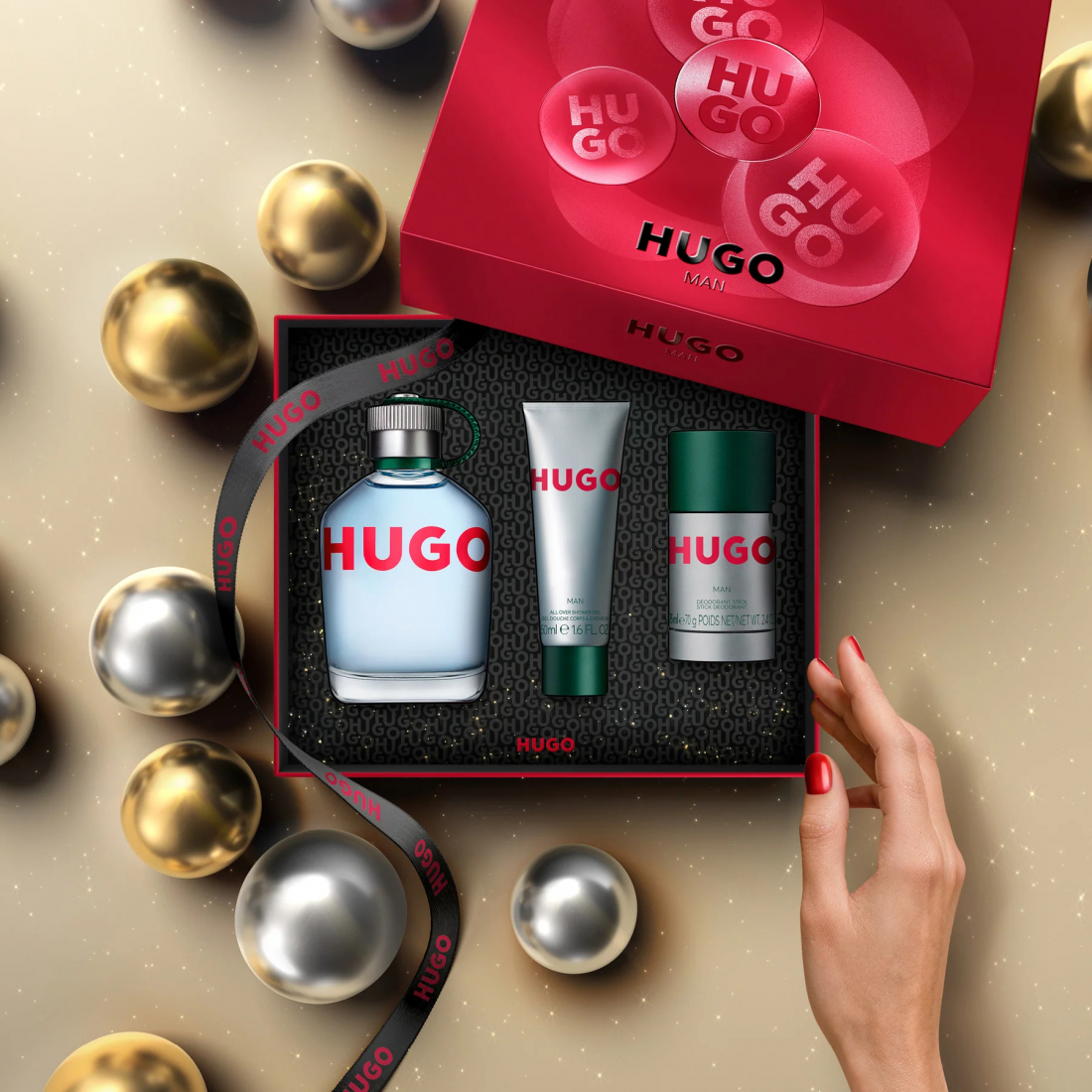 'Hugo Man' Perfume Set -  3 Pieces