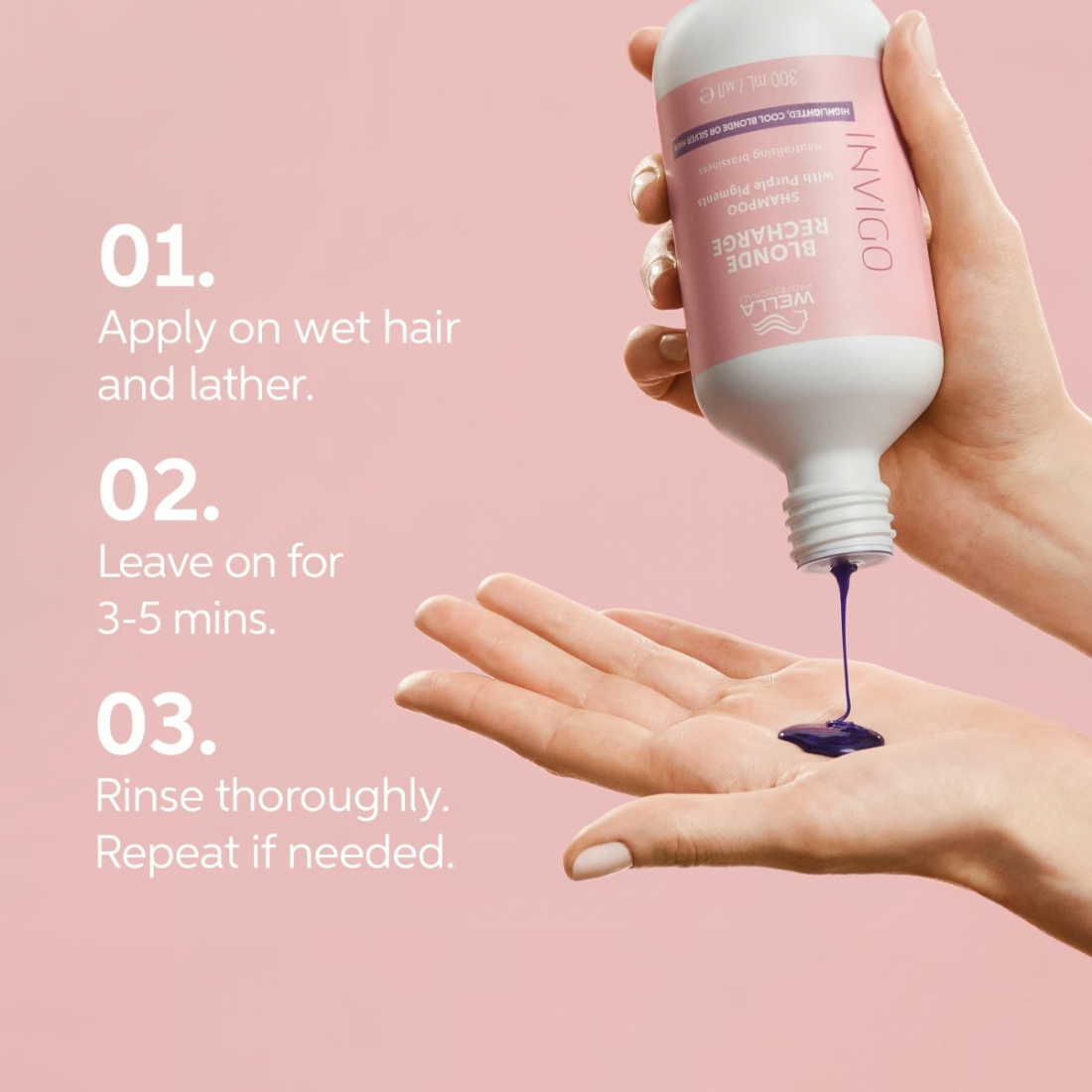 Shampoing 'Invigo Blonde Recharge Cool' - 1 L