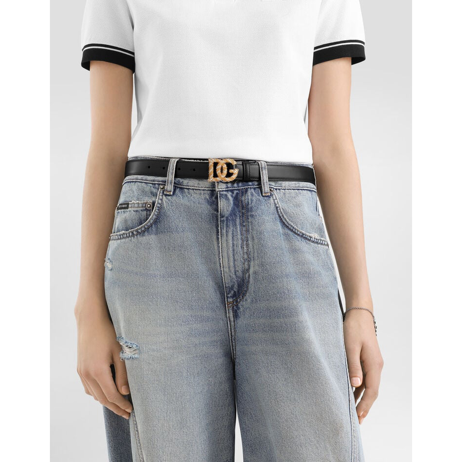 'Dg Logo' Gürtel für Damen