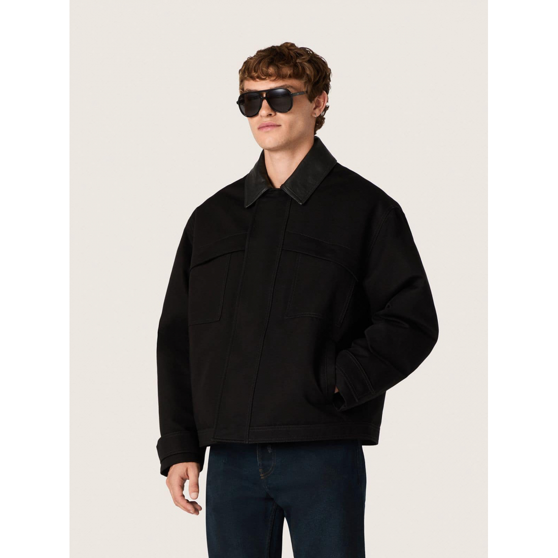 'Short Padded' Trucker Jacke für Herren