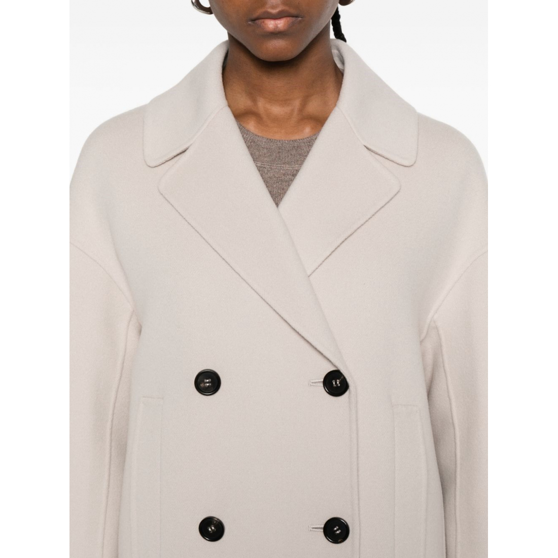 'Double-Breasted' Mantel für Damen