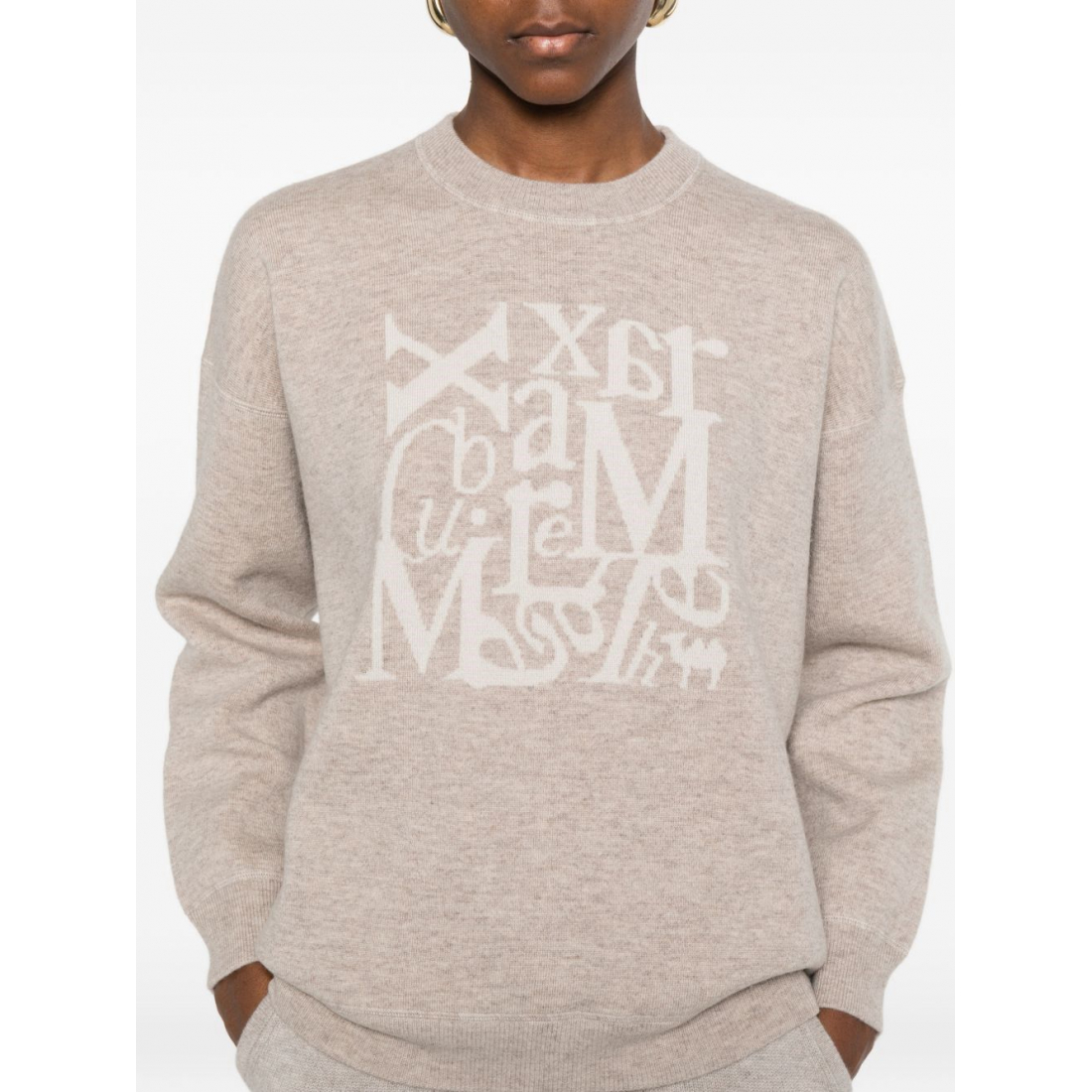 'Logo Crewneck' Pullover für Damen