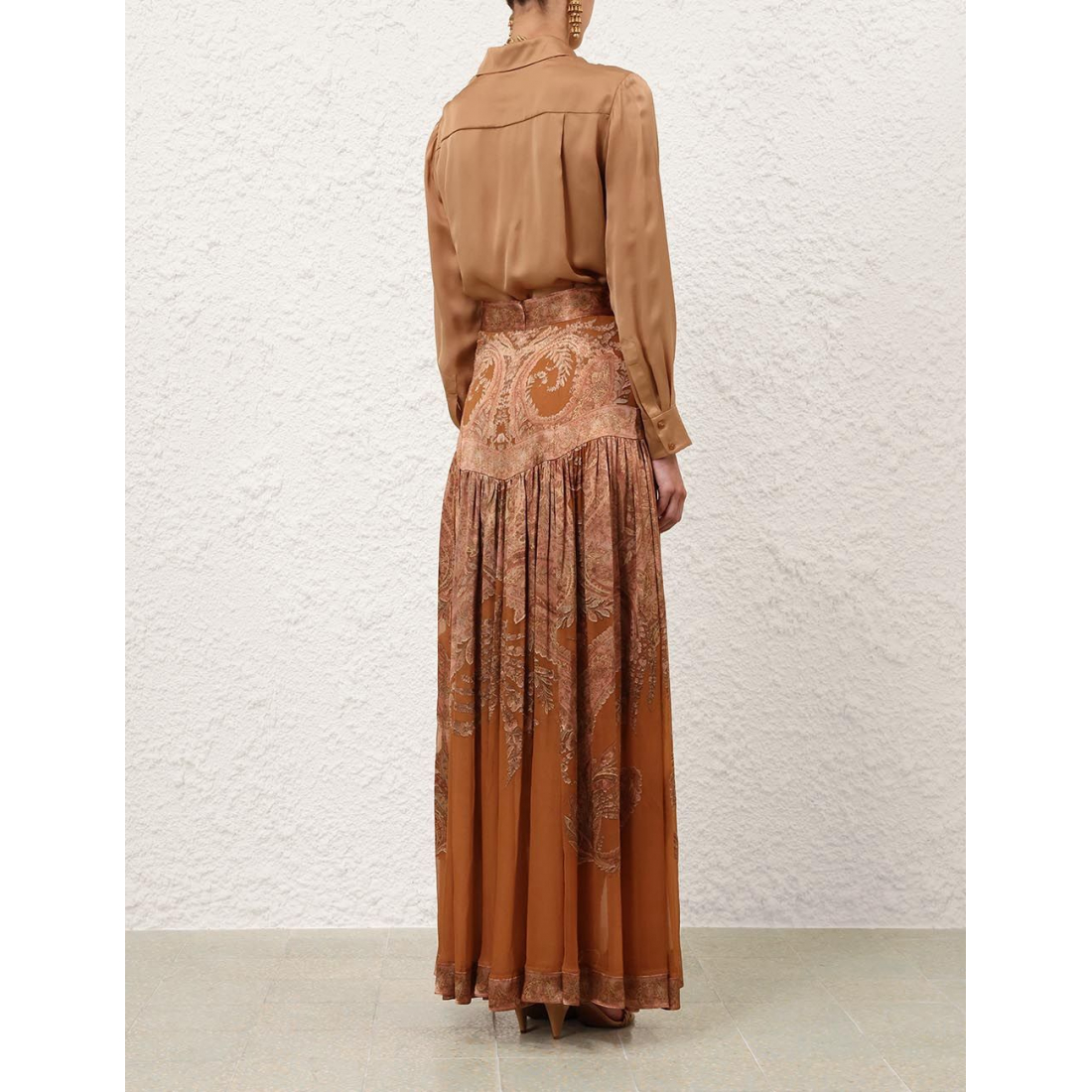 'Memento Burnout' Maxirock für Damen