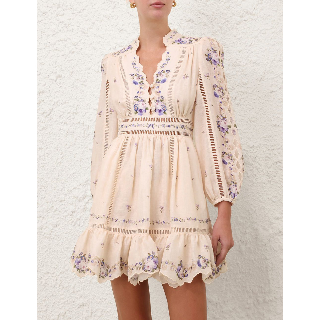 Robe mini 'Patience Plunge' pour Femmes