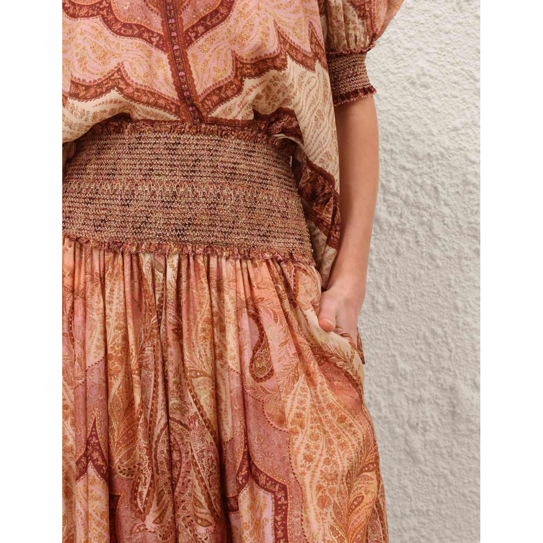 Jupe Maxi 'Wanderlust Frill' pour Femmes