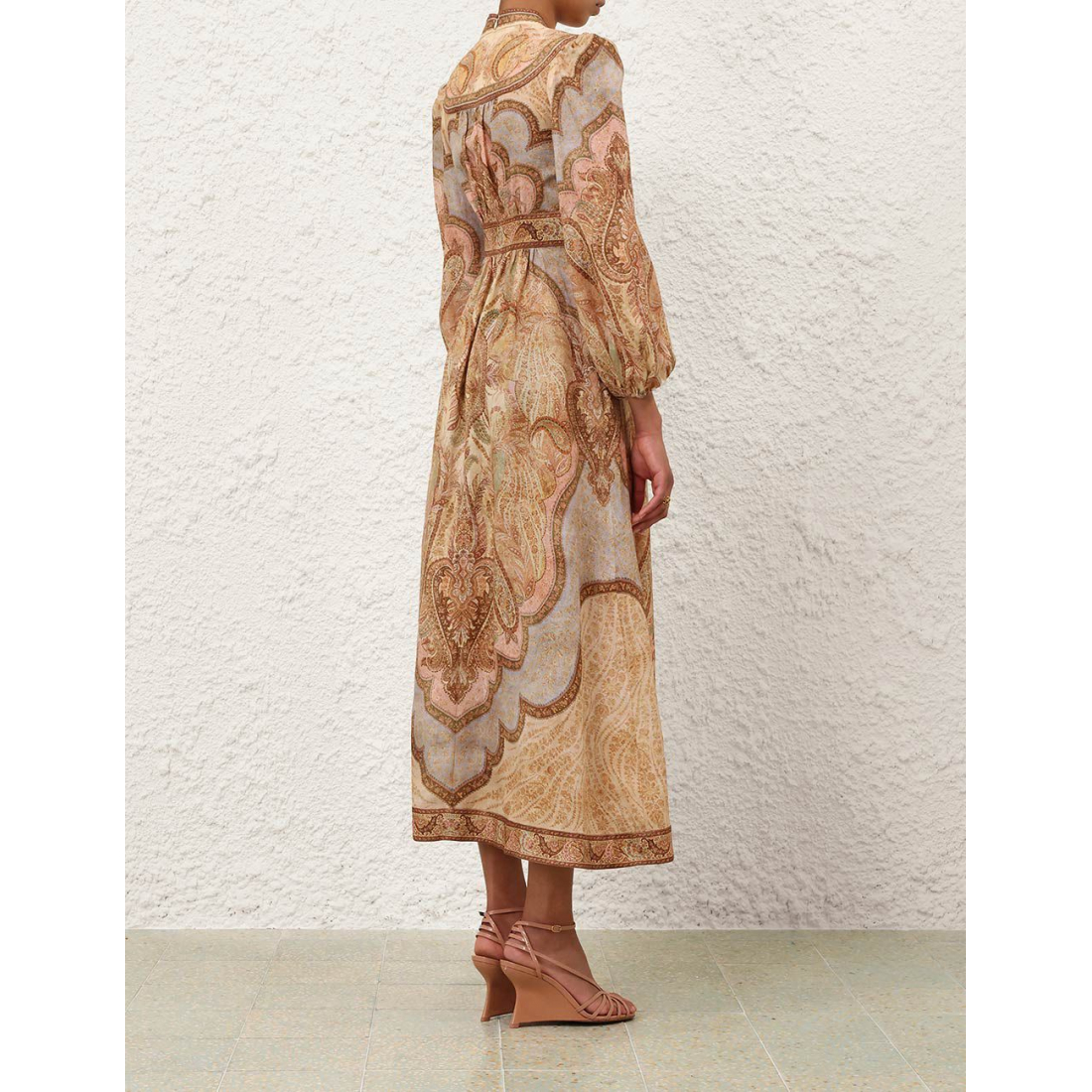 Robe Midi 'Wanderlust Plunge' pour Femmes