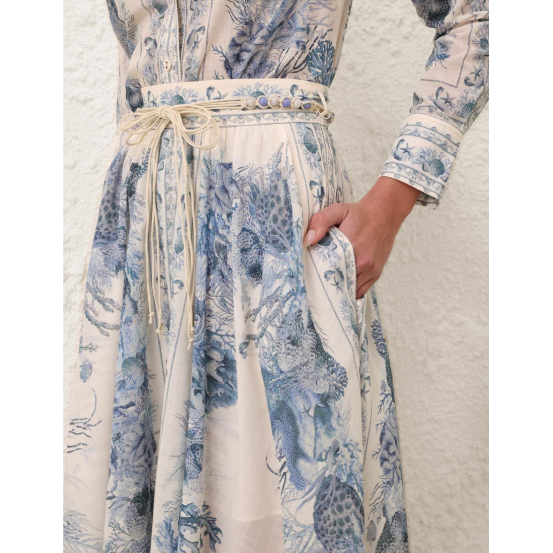 Women's 'Wanderlust A-Line' Maxi Skirt