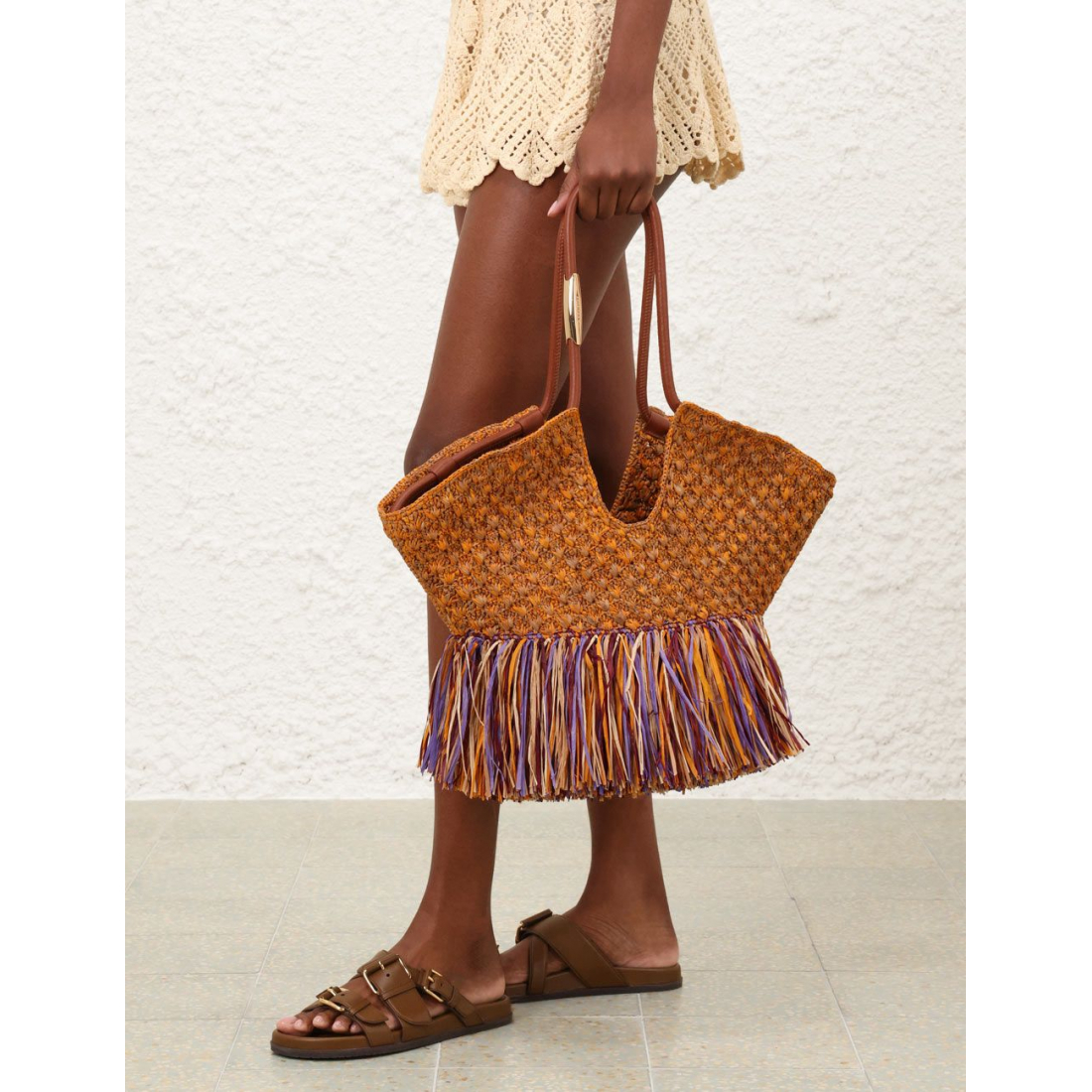 'Goldentime Medium Fringe' Tote Handtasche für Damen