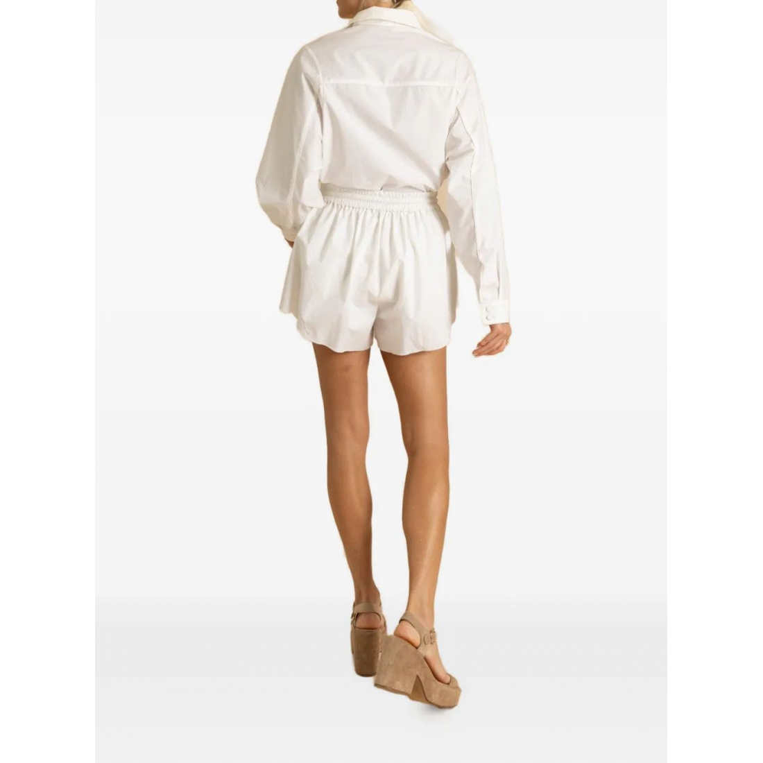 Short 'Scalloped-Hem' pour Femmes