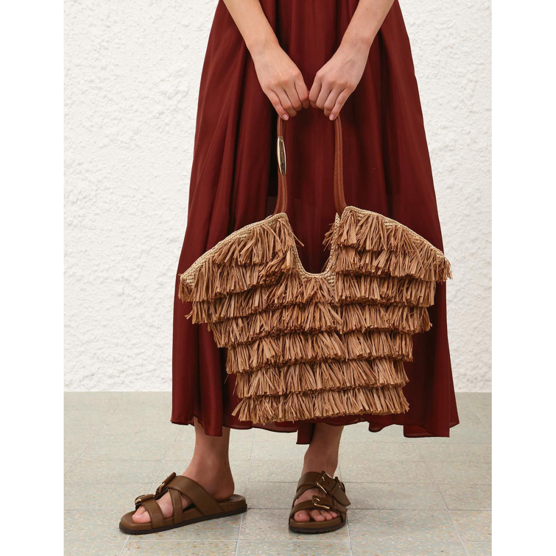'Goldentime Medium Fringe' Tote Handtasche für Damen
