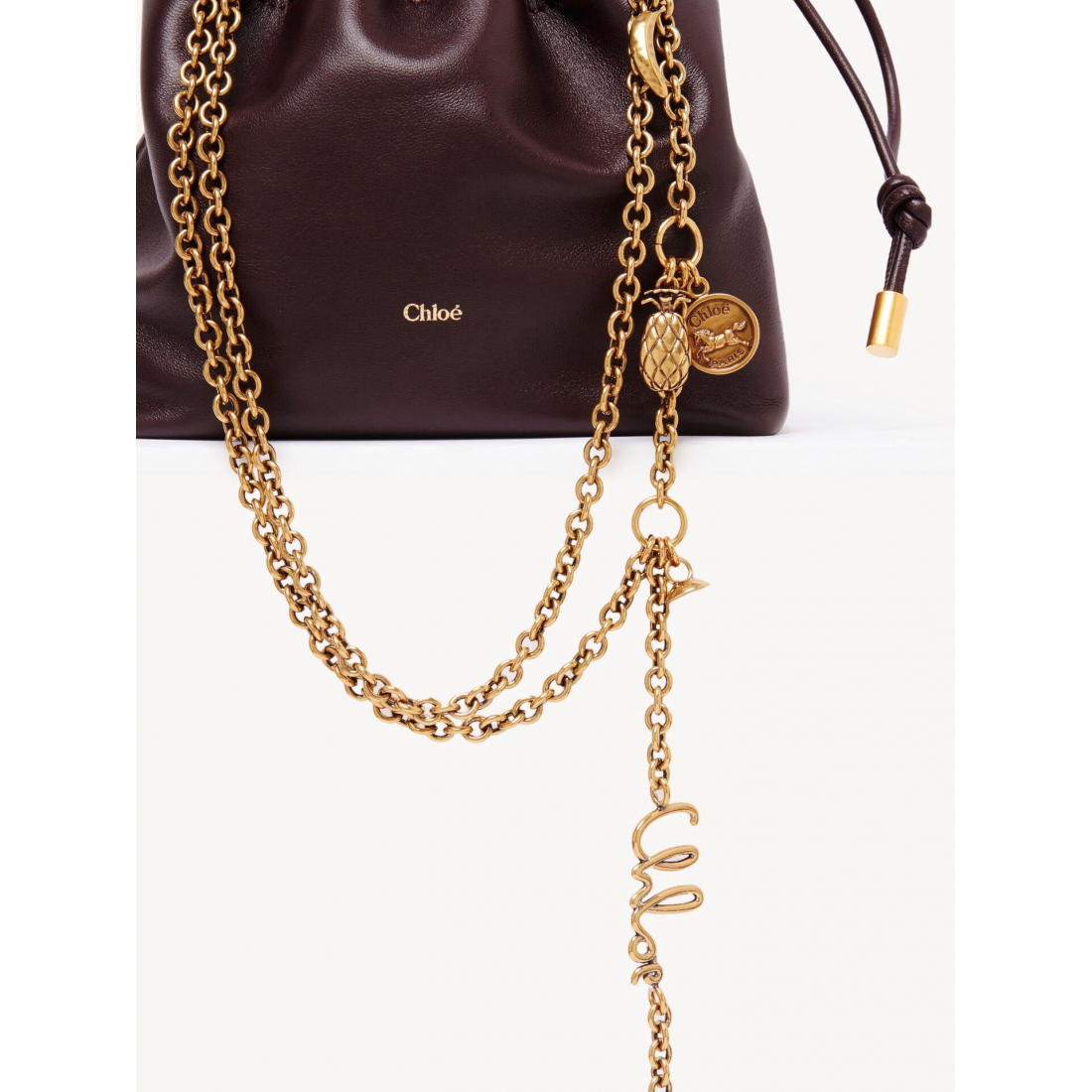 Women's 'Icons Mini Chain' Shoulder Bag