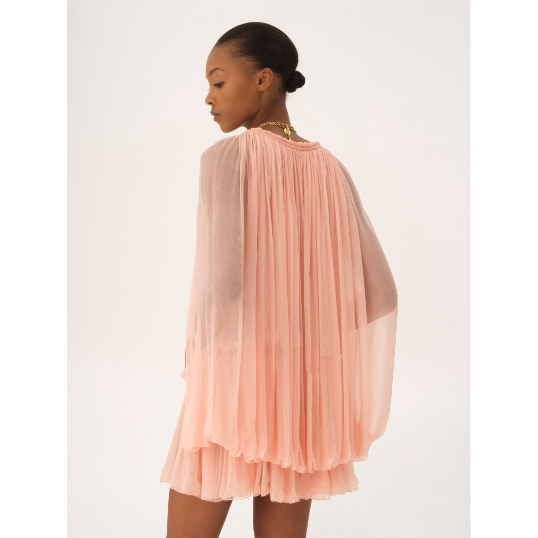 Robe 'Mini Chiffon Cape' pour Femmes