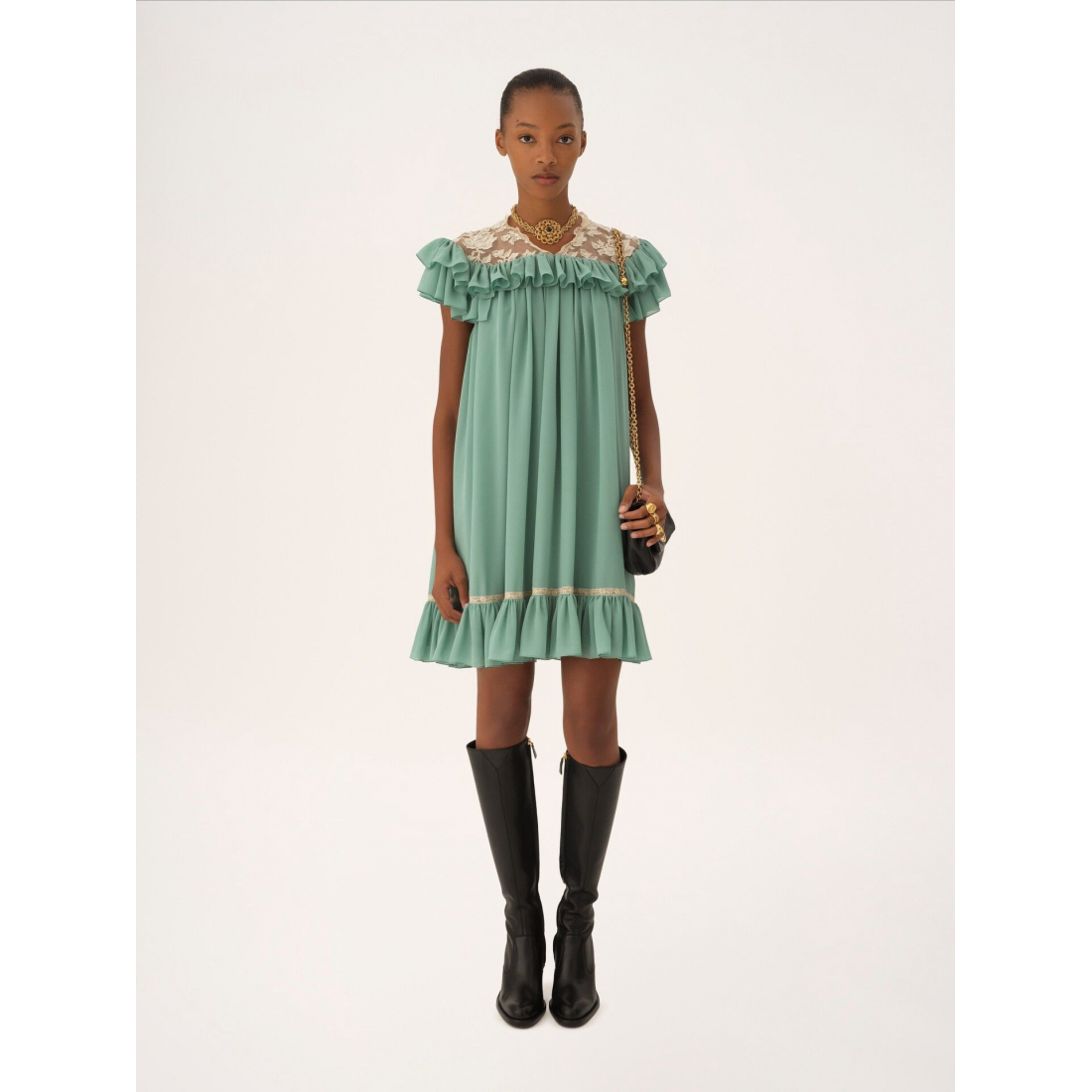 Robe mini 'Short Sleeved' pour Femmes