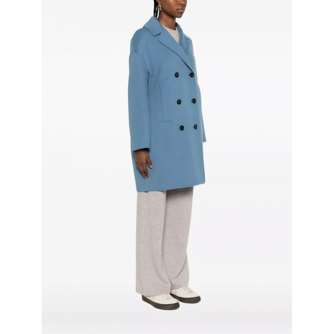 'Double-Breasted' Mantel für Damen