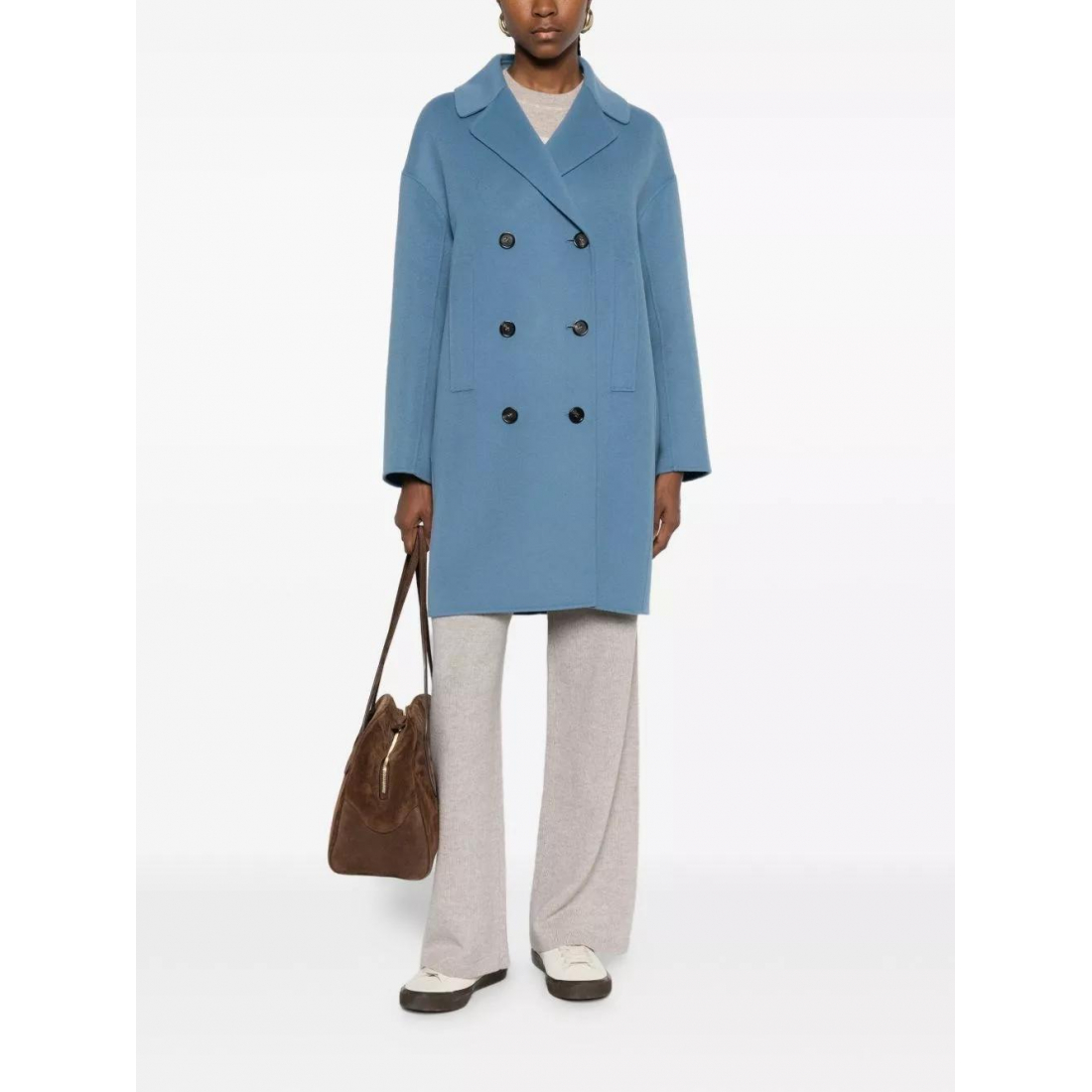 'Double-Breasted' Mantel für Damen