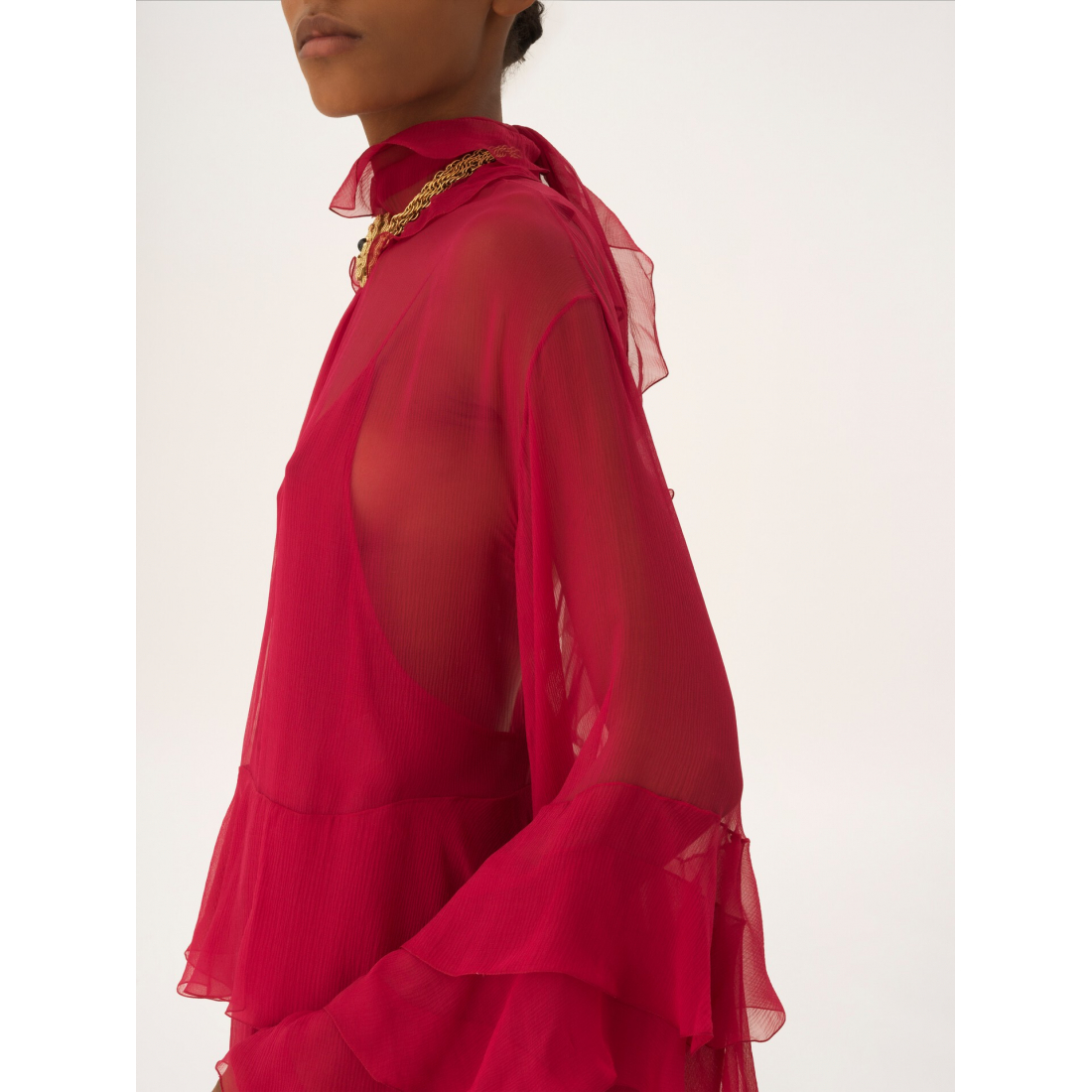 'Ruffled' Mini Kleid für Damen