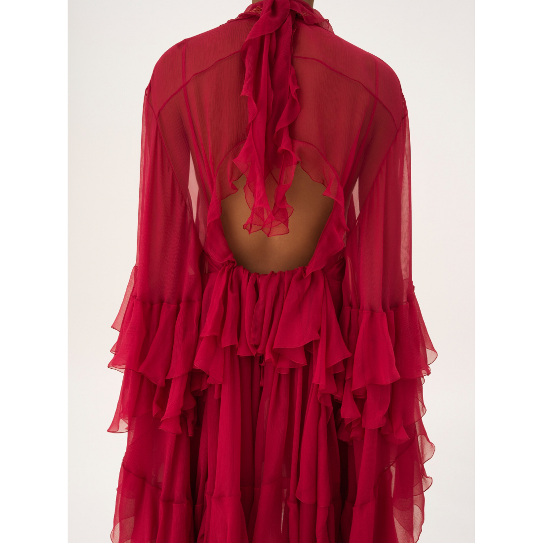 'Ruffled' Mini Kleid für Damen