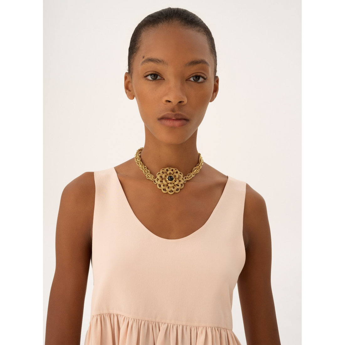 Top 'Sleeveless Gathered' pour Femmes