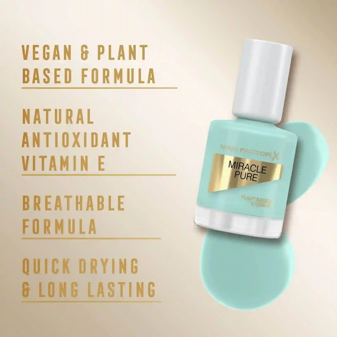 'Miracle Pure' Nail Polish - 840 Moonstone Blue 12 ml