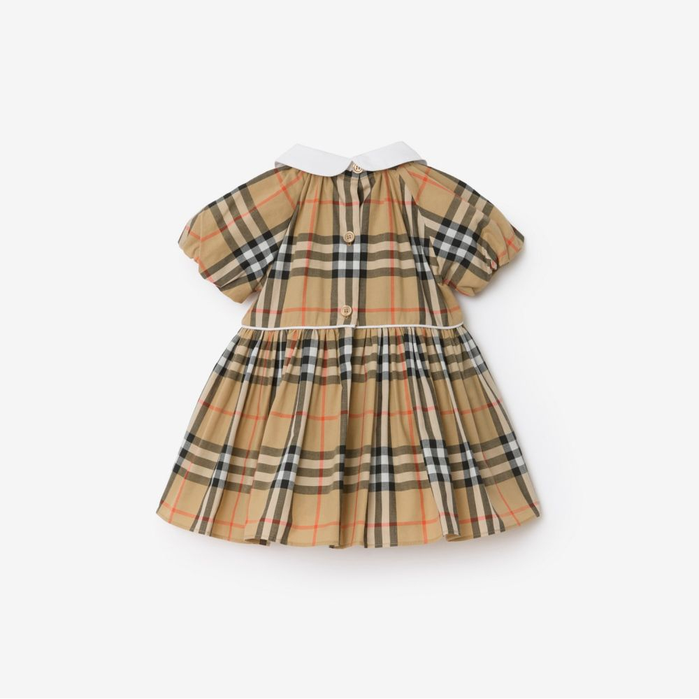 Robe à manches courtes 'Check' pour Bébés filles