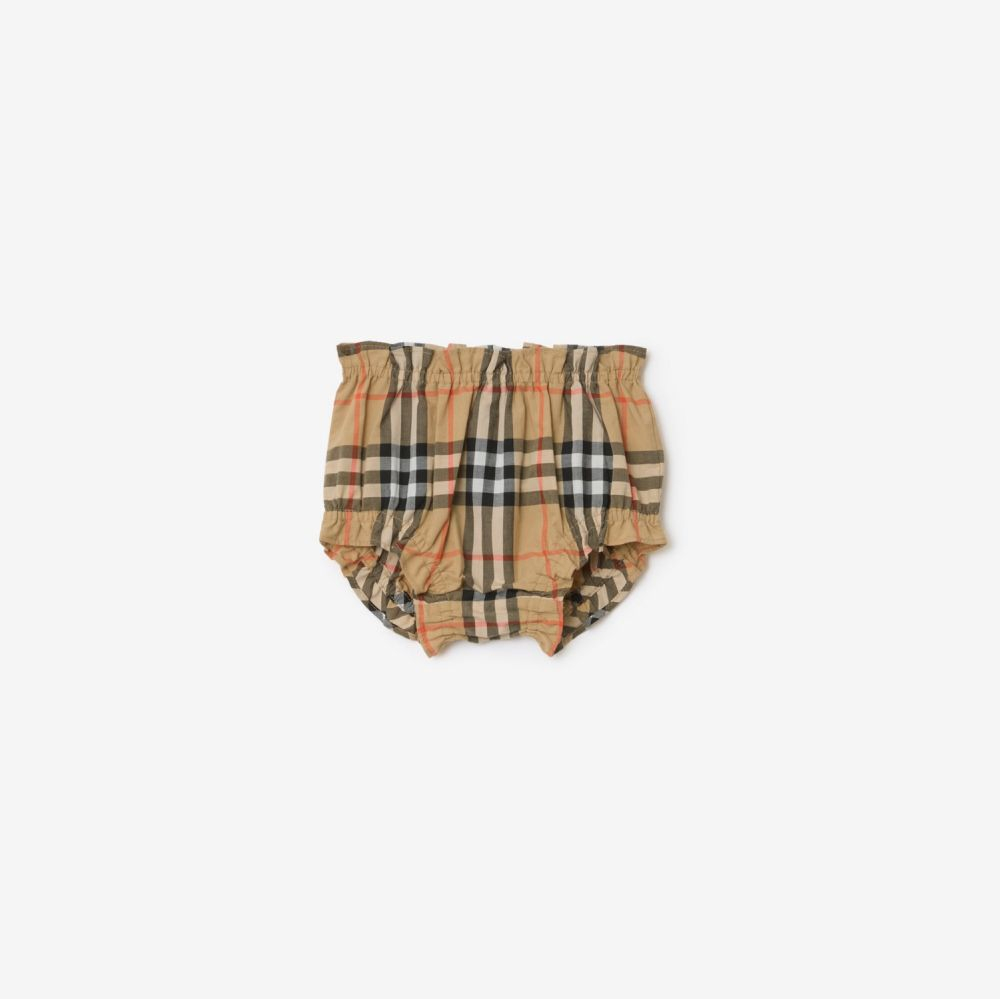 Robe à manches courtes 'Check' pour Bébés filles