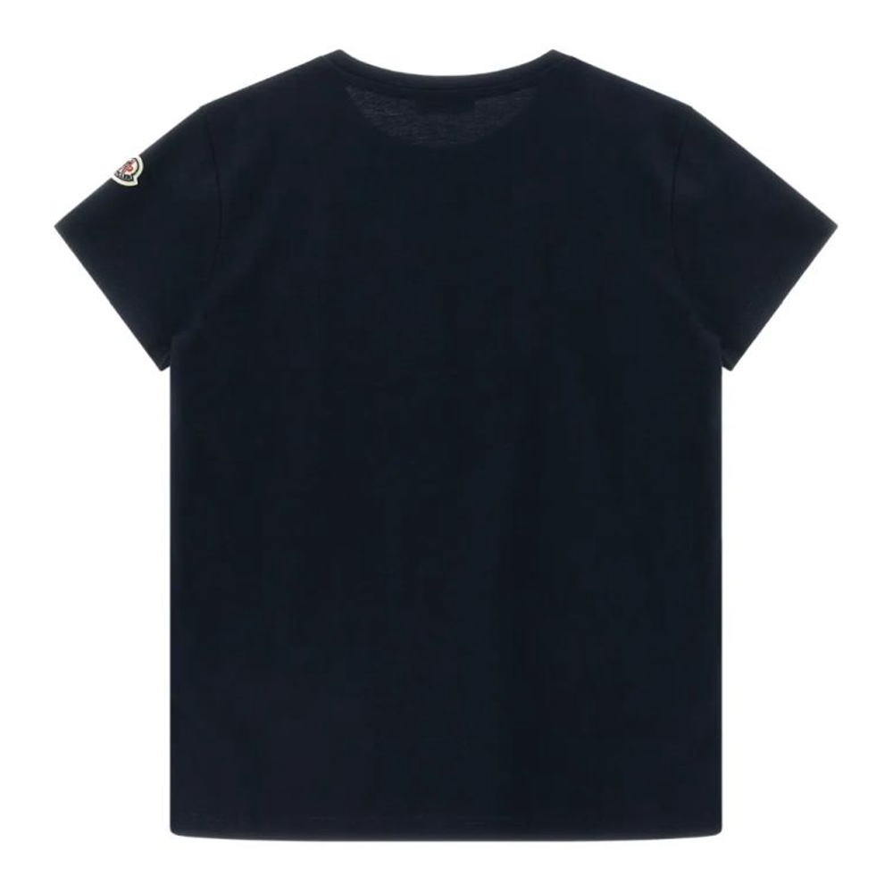 Girl's 'Logo-Embroidered' T-Shirt