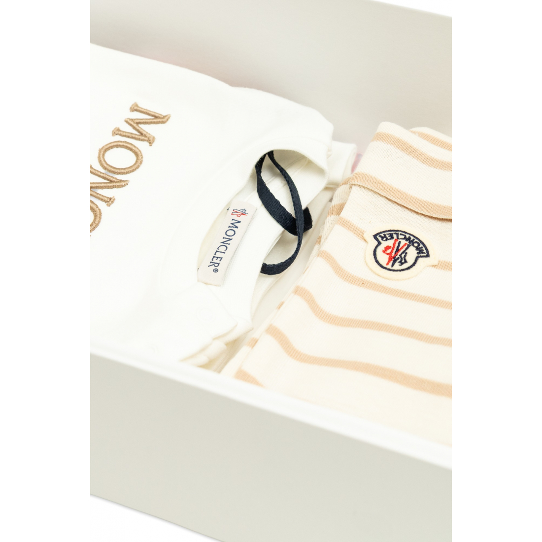 Baby's 'Striped' Beanie, T-shirt & Pants Set - 3 Pieces