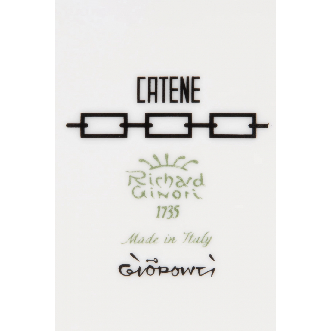 'Catene valet' Tablett - 18 x 18 cm