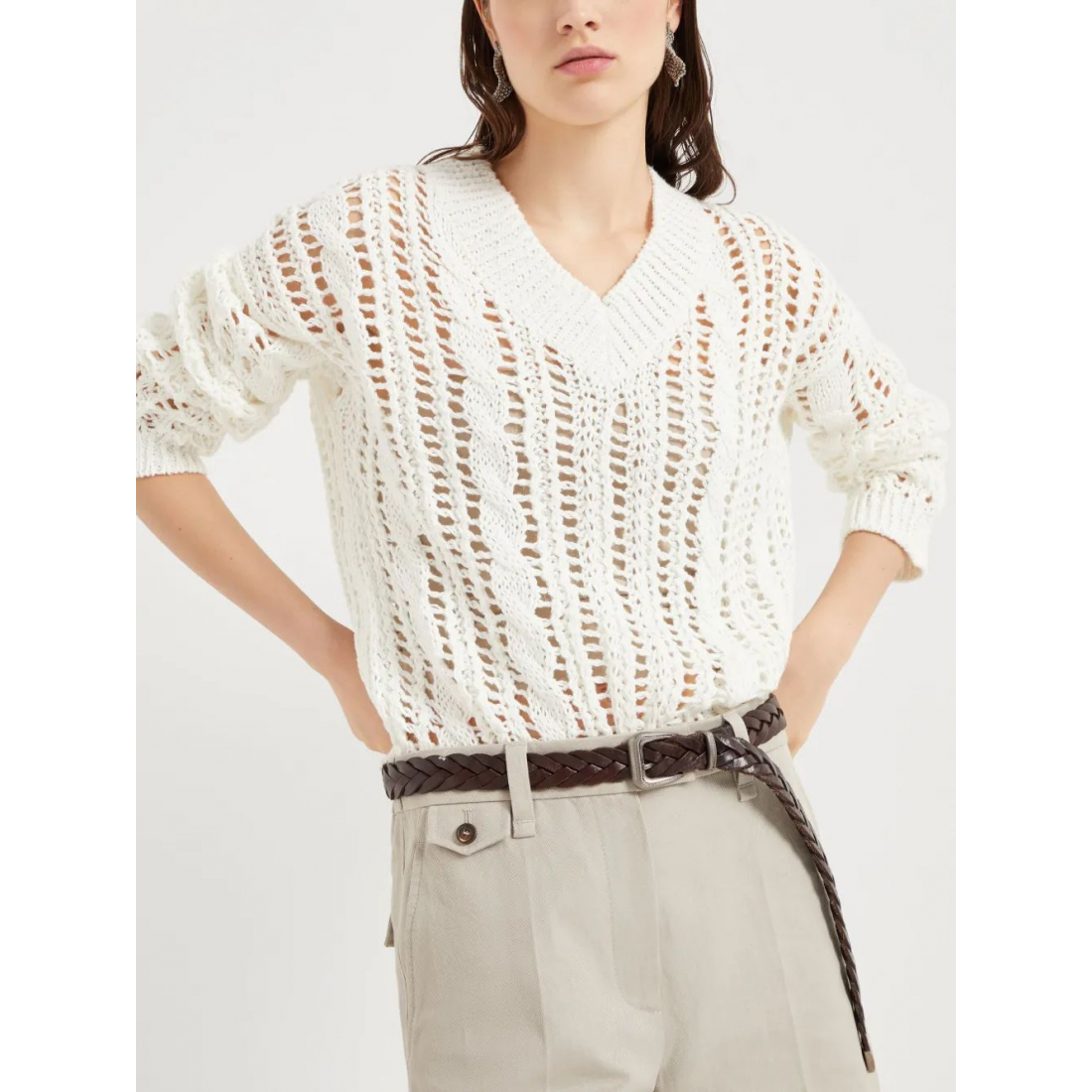 'Braided' Gürtel für Damen