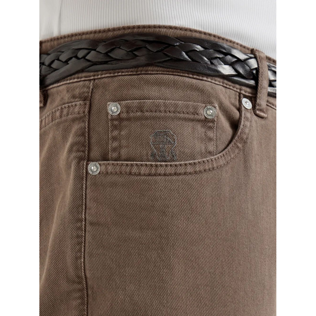 'Five-Pocket Button-Fastening' Jeans für Herren