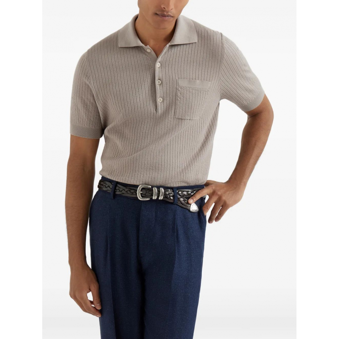 Polo 'Chest-Pocket' pour Hommes