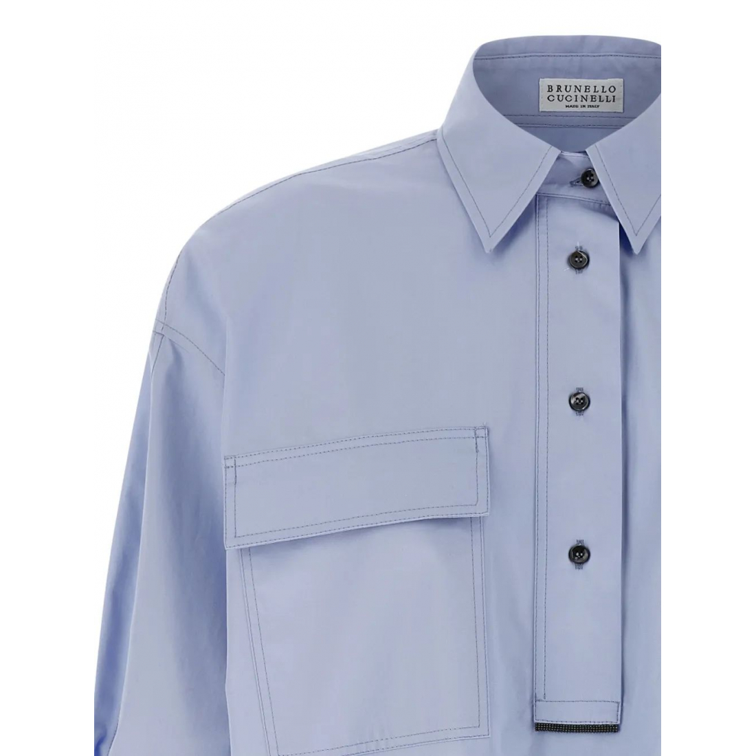 Women's 'Jewel-Detail Pocket' Shirt