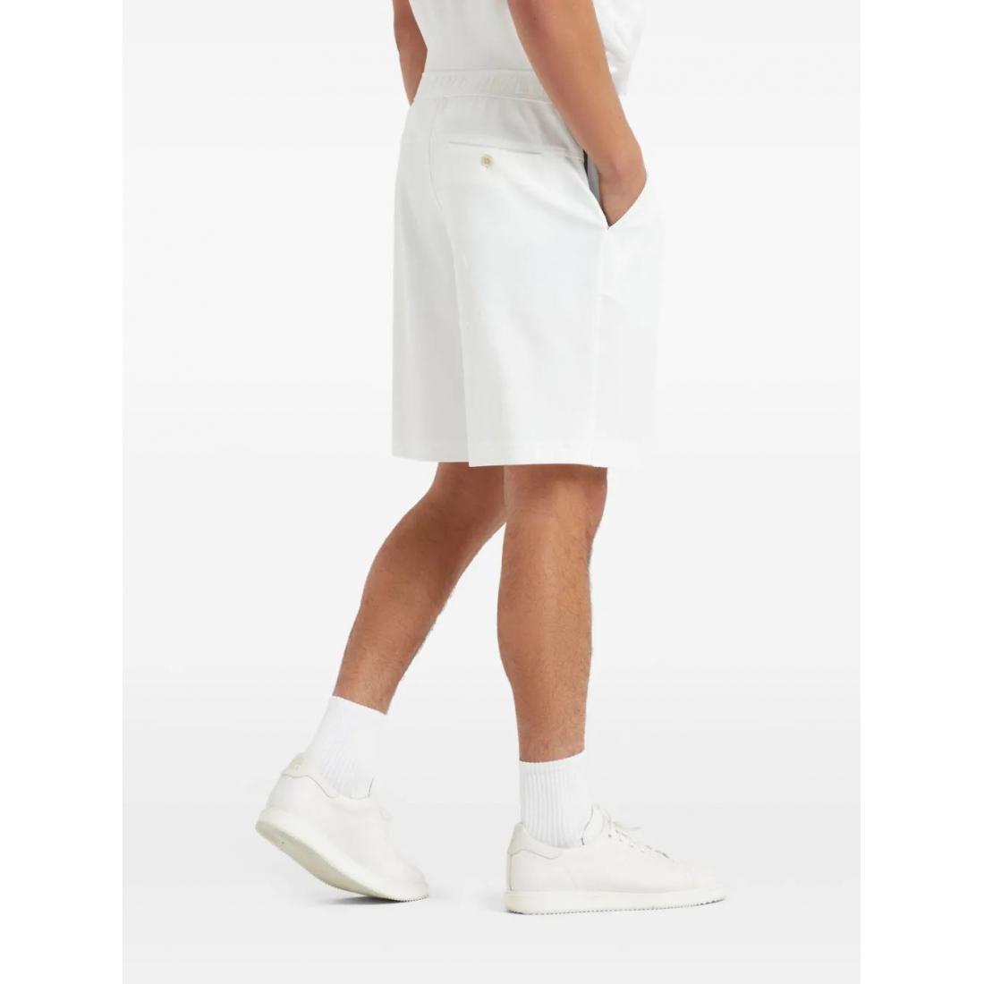 Short 'Logo-Embroidered' pour Hommes