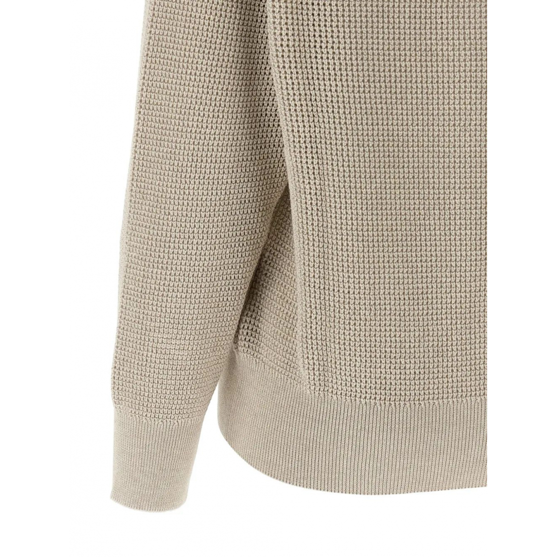 'Openwork V-Neck' Pullover für Damen