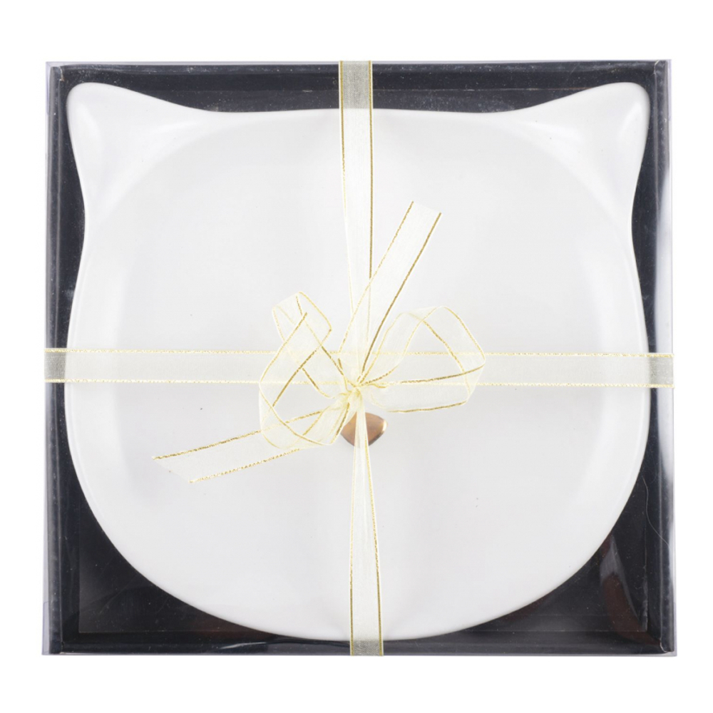 Gold-Nosed Cat Dinner Plate