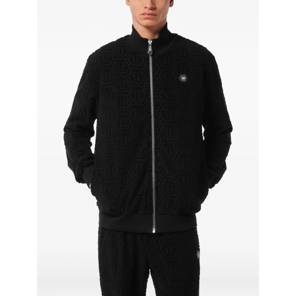 Veste 'Embossed Zip-Up' pour Hommes