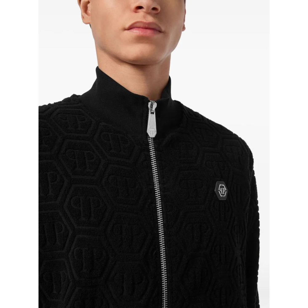 Veste 'Embossed Zip-Up' pour Hommes
