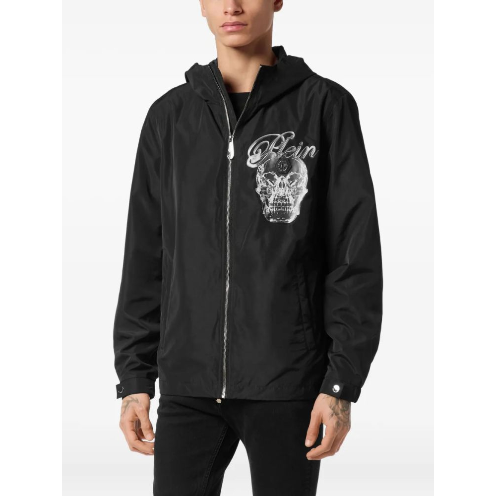 Coupe-vent 'Glass Skull Hooded' pour Hommes