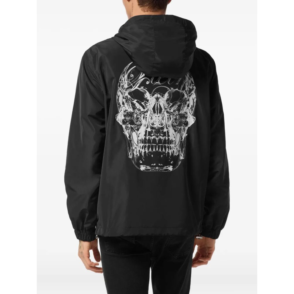 Coupe-vent 'Glass Skull Hooded' pour Hommes