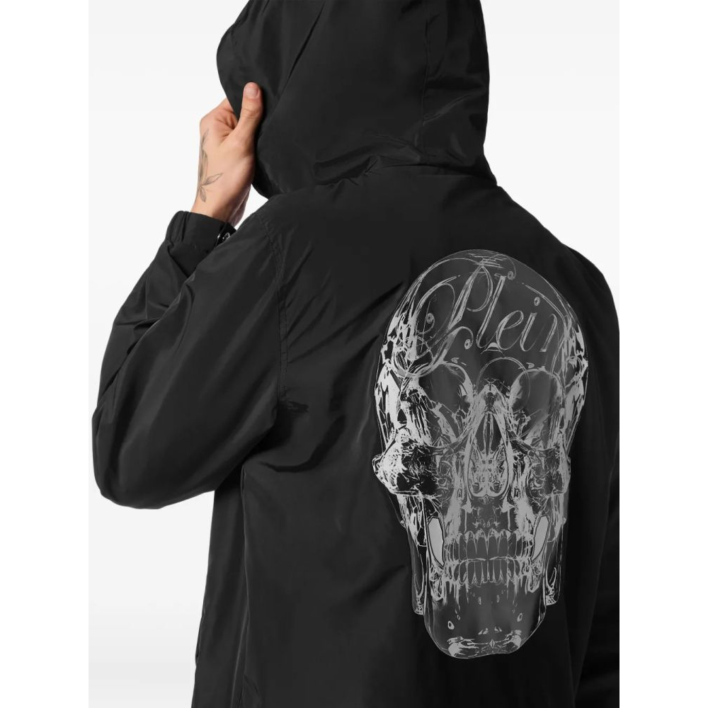 Coupe-vent 'Glass Skull Hooded' pour Hommes