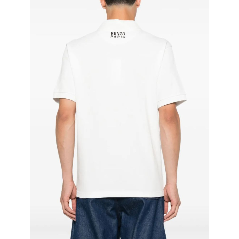 Men's 'Tiger-Embroidered' Polo Shirt