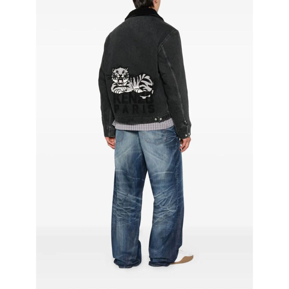 Veste en jeans 'Sherpa-Collar' pour Hommes
