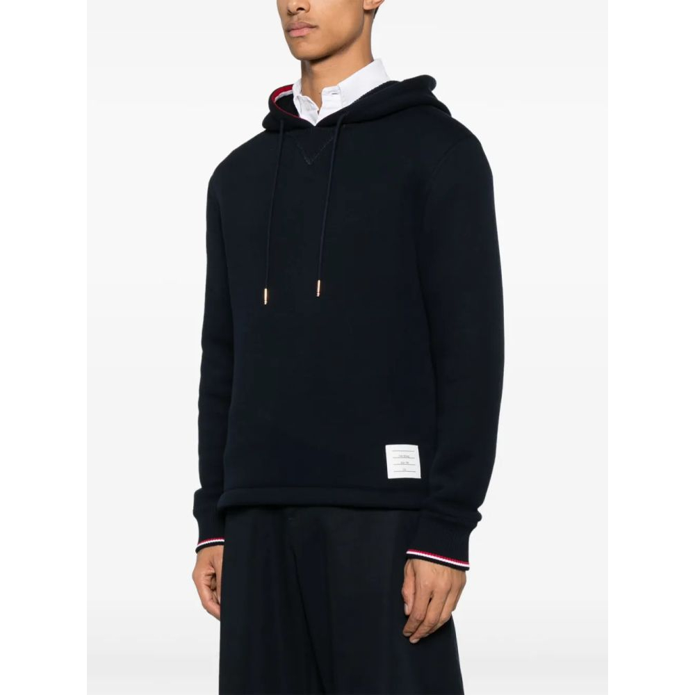 'Loopback Oversized Rwb-Stripe' Kapuzenpullover für Herren