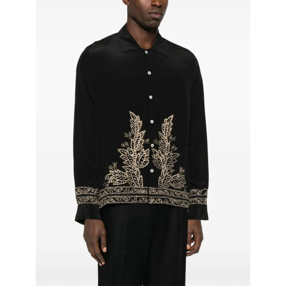 Men's 'Beaded-Embellishment' Shirt
