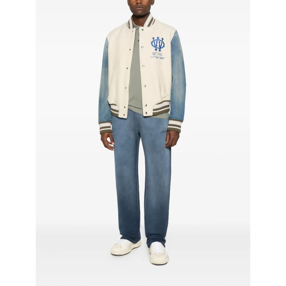 Blouson bomber 'Denim-Sleeve' pour Hommes