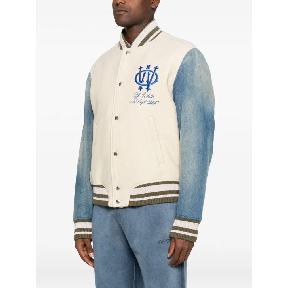 Blouson bomber 'Denim-Sleeve' pour Hommes