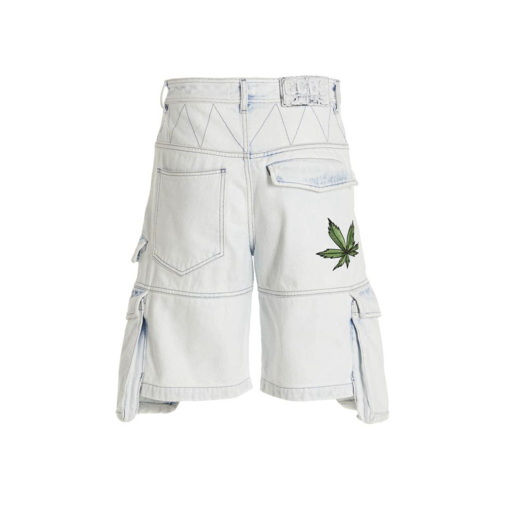 'Bleached Embroidered Ultracargo' Bermuda Shorts für Herren