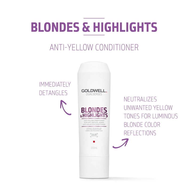Après-shampoing 'Dualsenses Blondes & Highlights Anti-Yellow' - 200 ml