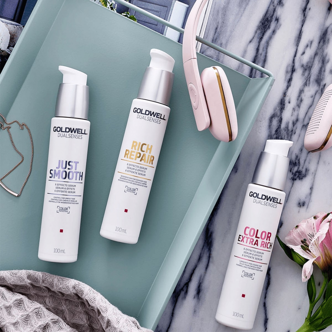 'Dualsenses Just Smooth 6 Effects' Hair Serum - 100 ml